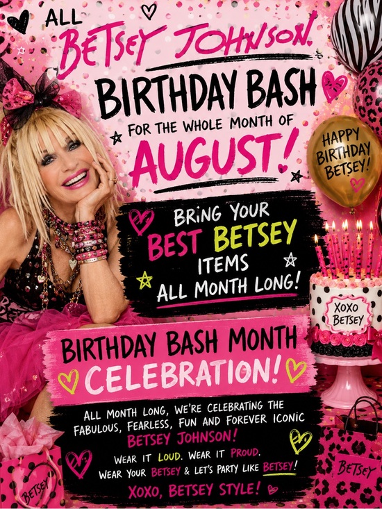 Betsey Johnson Handbags - Betsey Johnson Birthday Bash Month of AUGUST ALL MONTH 💕🩷